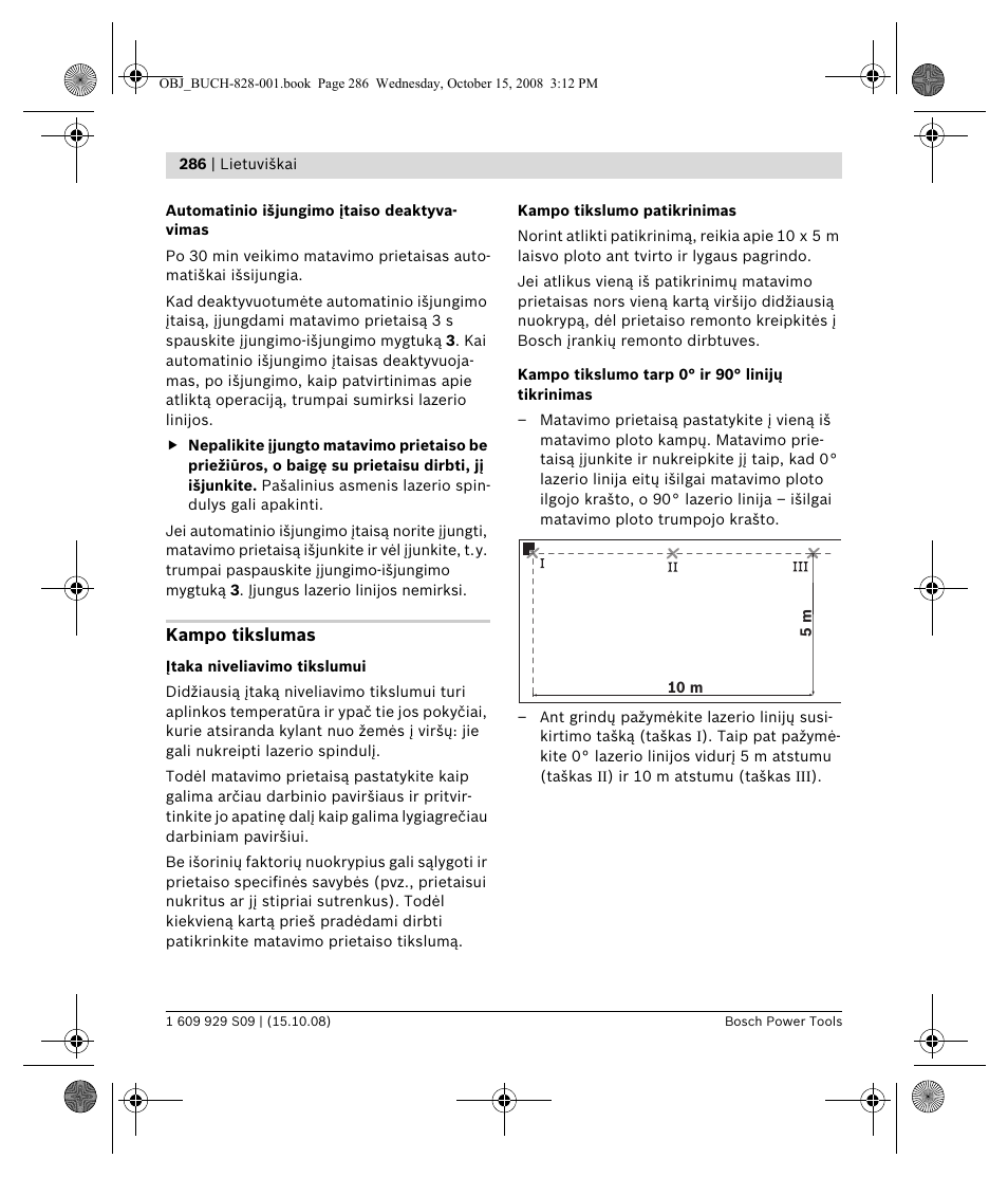 Bosch GTL 3 Professional User Manual | Page 286 / 368