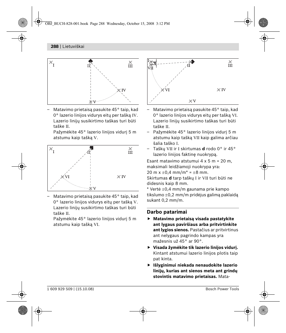 Bosch GTL 3 Professional User Manual | Page 288 / 368