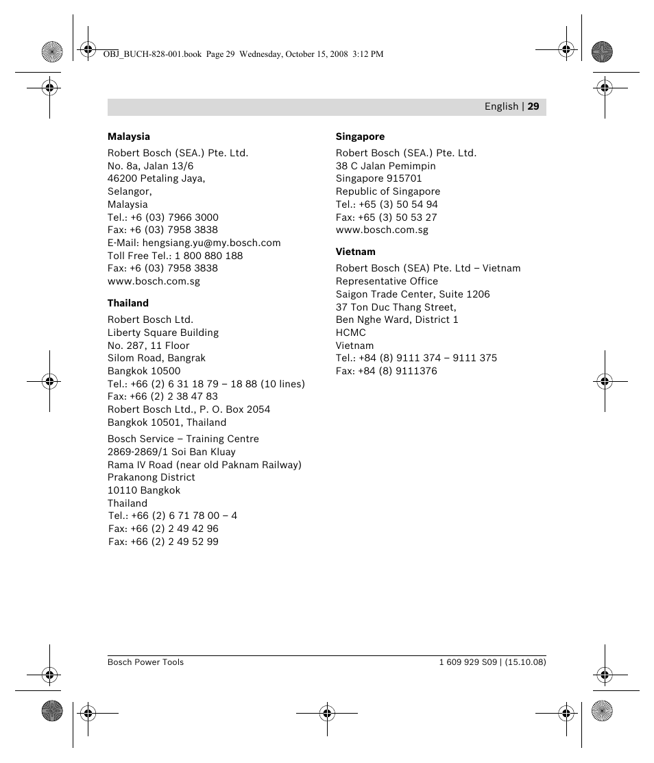 Bosch GTL 3 Professional User Manual | Page 29 / 368