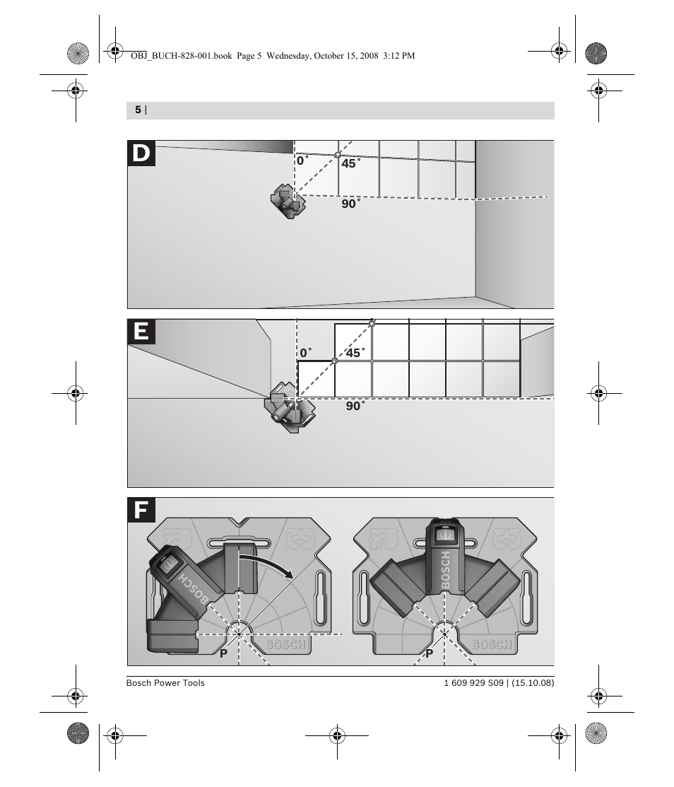 Fe d | Bosch GTL 3 Professional User Manual | Page 5 / 368