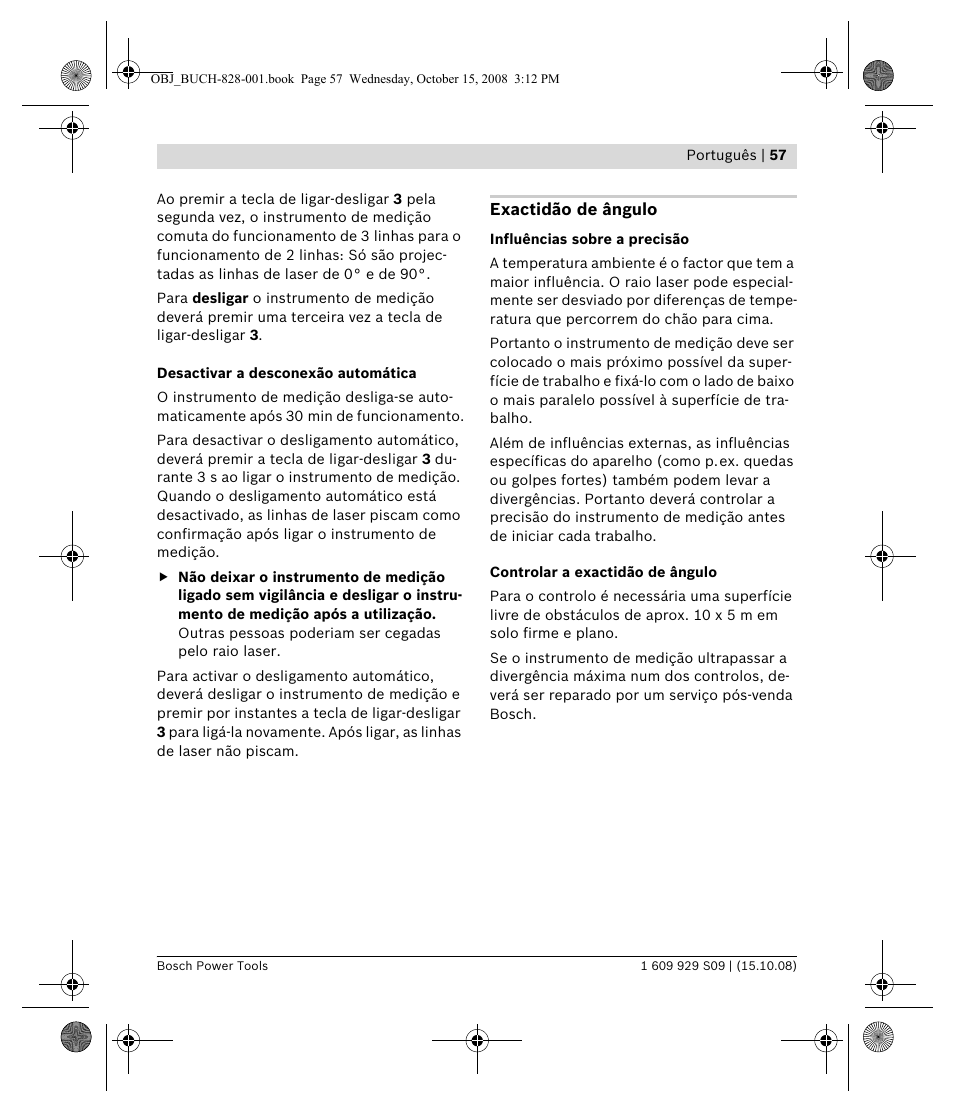 Bosch GTL 3 Professional User Manual | Page 57 / 368