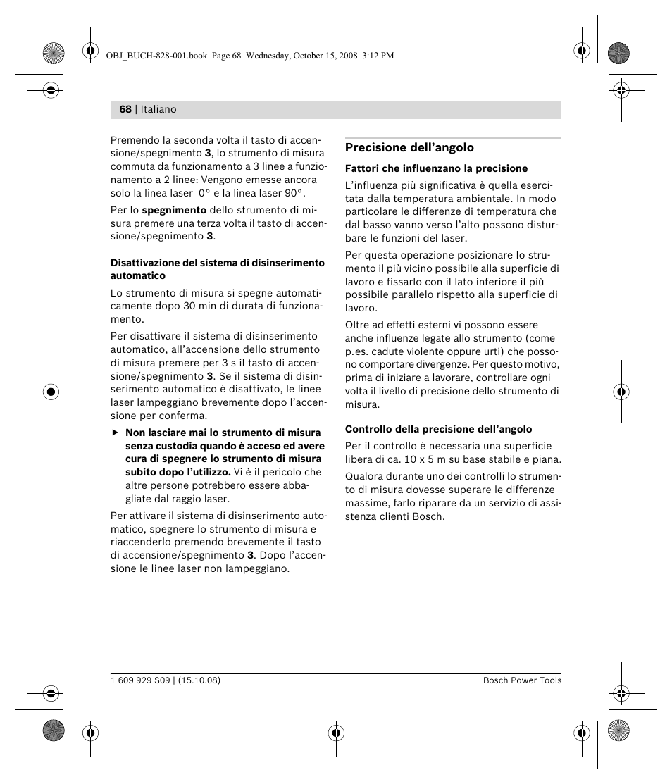 Bosch GTL 3 Professional User Manual | Page 68 / 368
