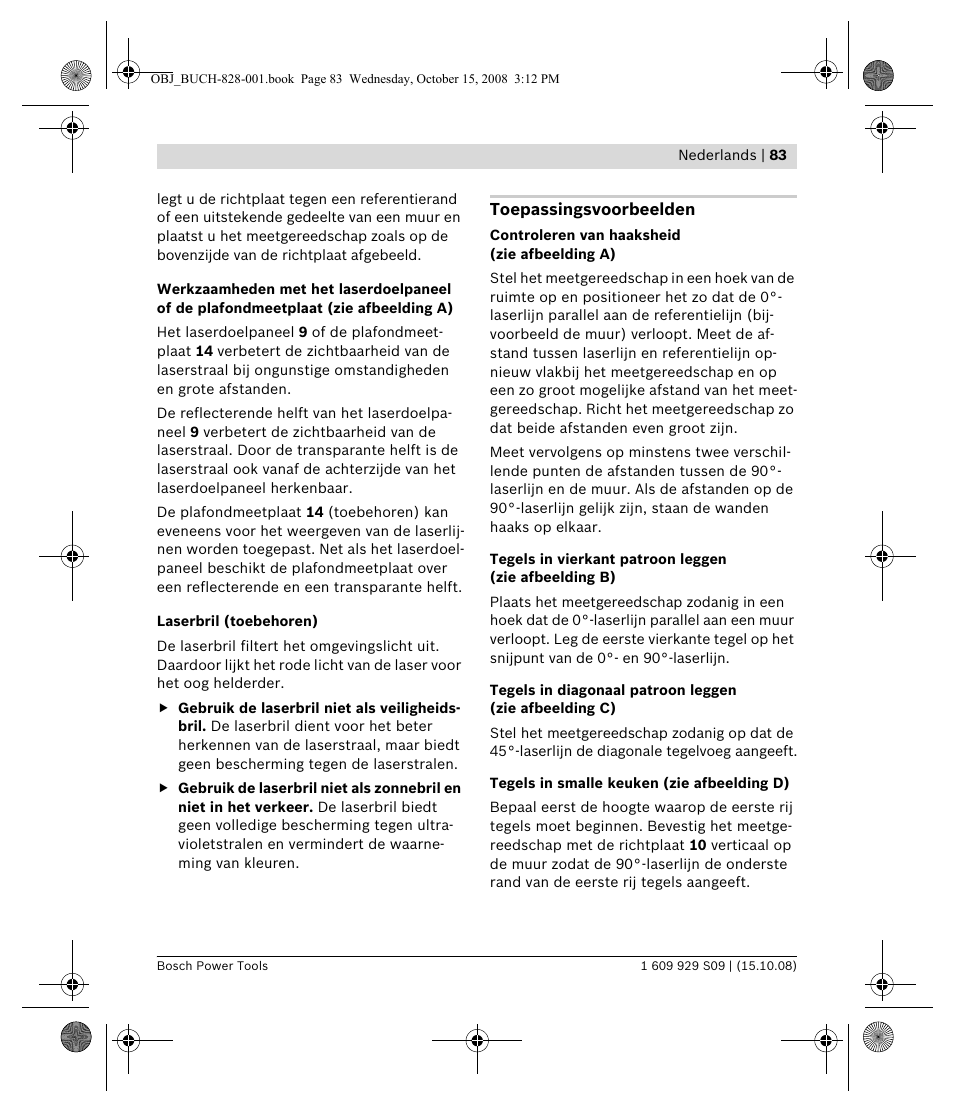 Bosch GTL 3 Professional User Manual | Page 83 / 368