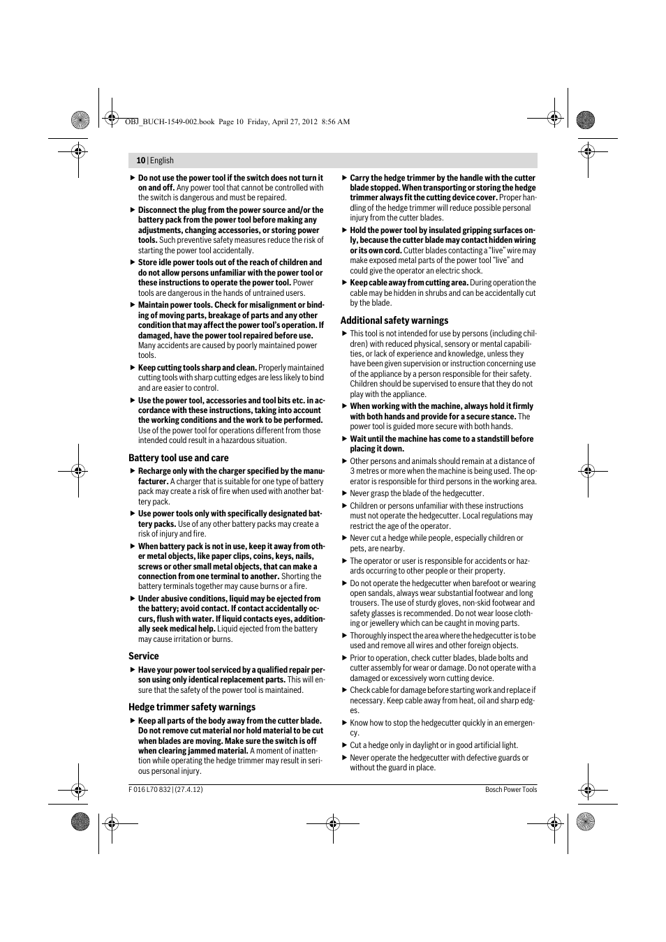 Bosch AHS 45-26 User Manual | Page 10 / 168