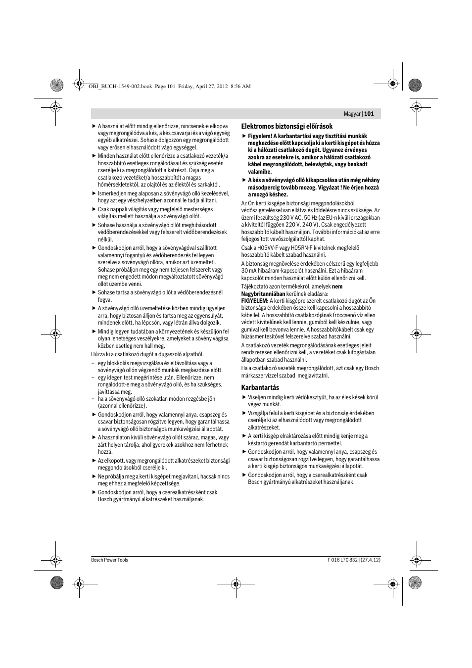 Bosch AHS 45-26 User Manual | Page 101 / 168