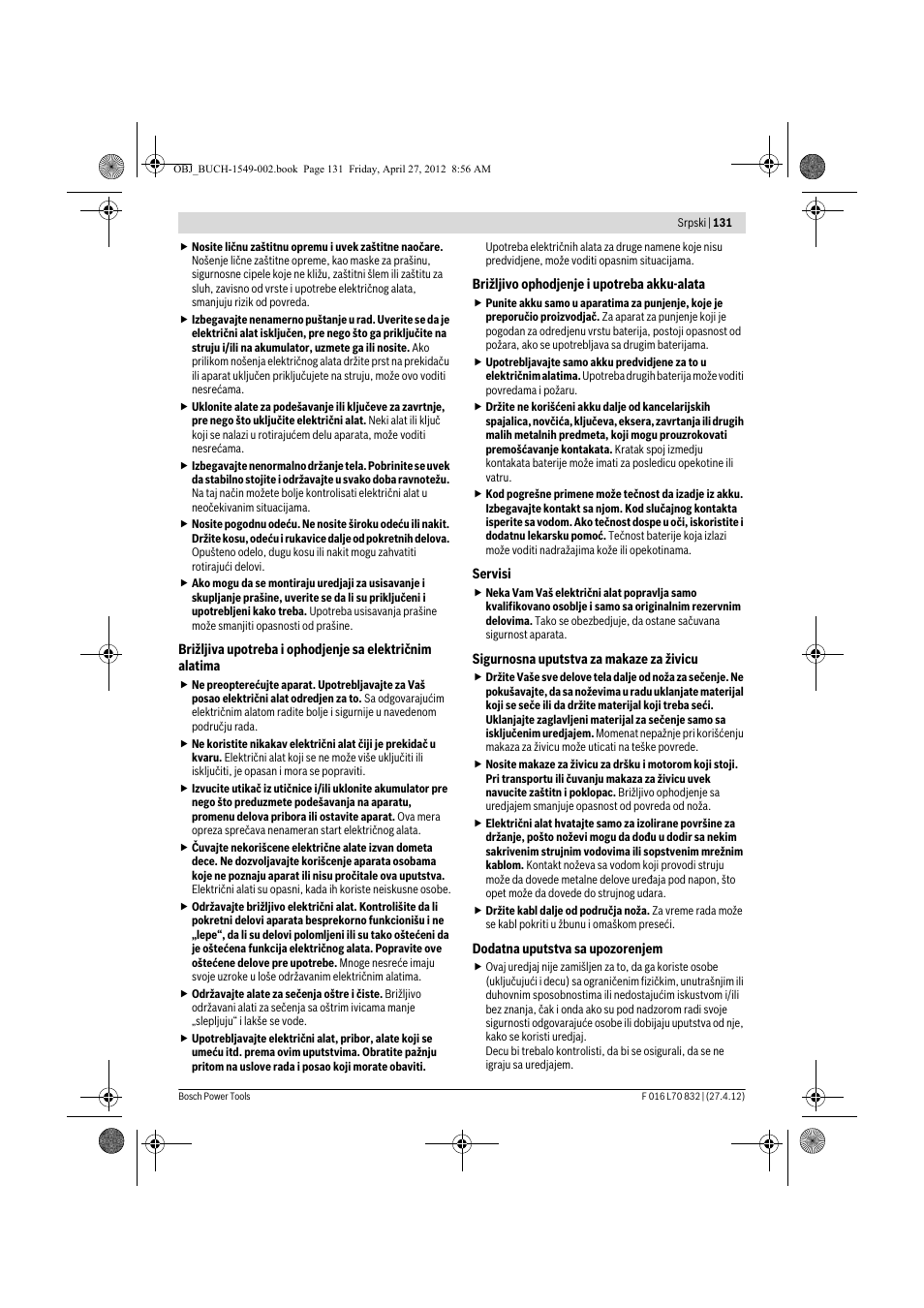 Bosch AHS 45-26 User Manual | Page 131 / 168