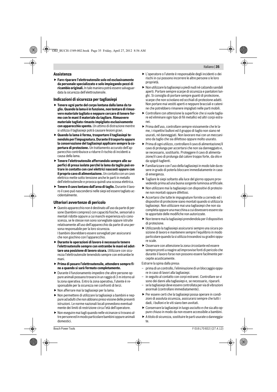 Bosch AHS 45-26 User Manual | Page 35 / 168