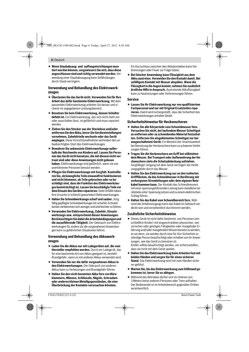 Bosch AHS 45-26 User Manual | Page 4 / 168