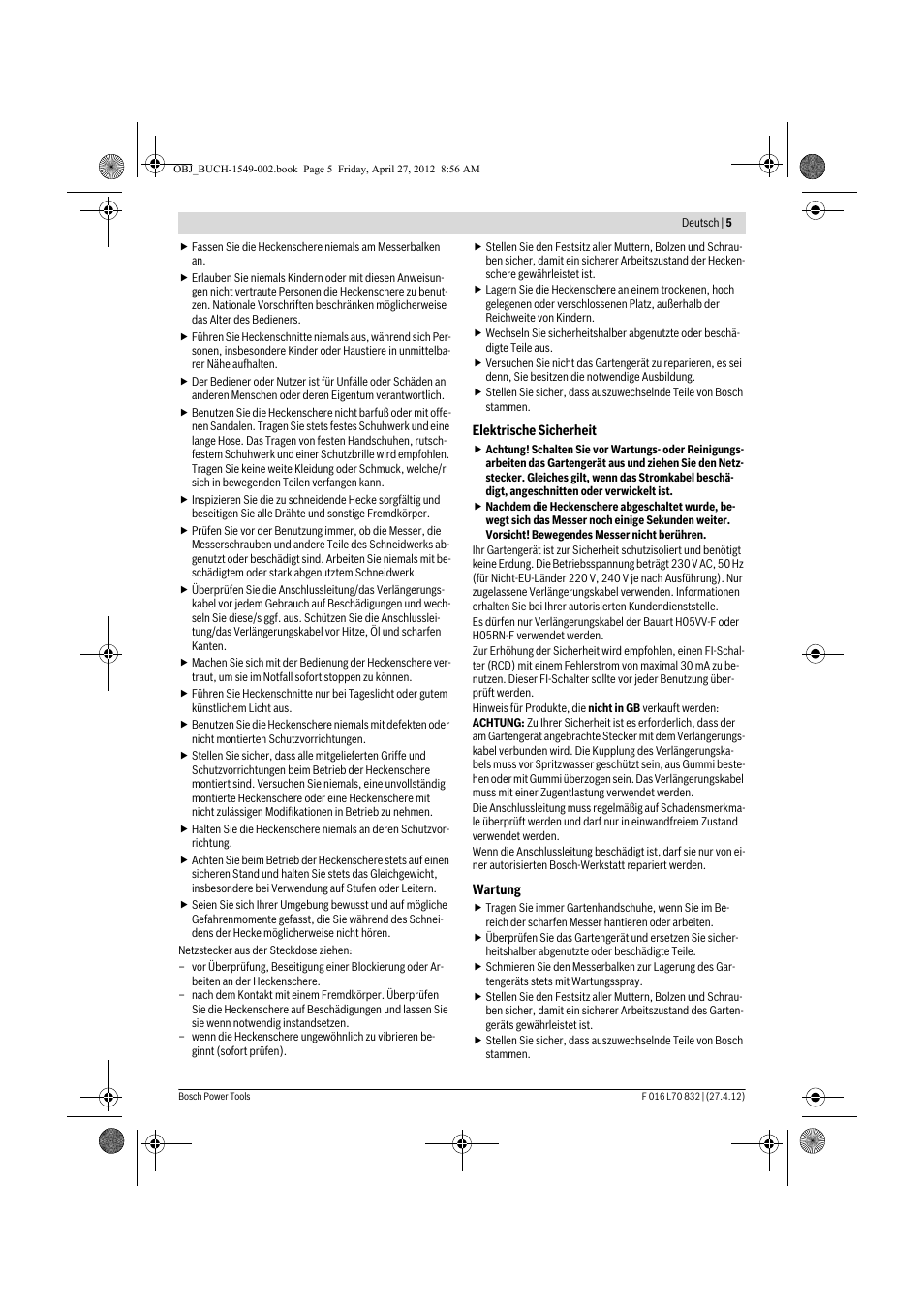 Bosch AHS 45-26 User Manual | Page 5 / 168