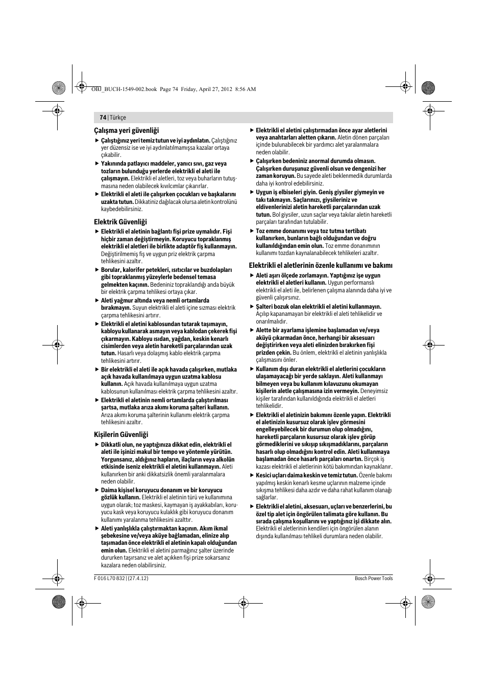 Bosch AHS 45-26 User Manual | Page 74 / 168