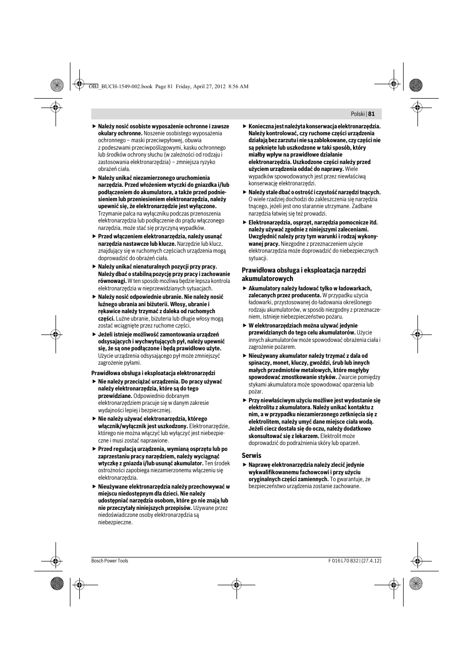 Bosch AHS 45-26 User Manual | Page 81 / 168