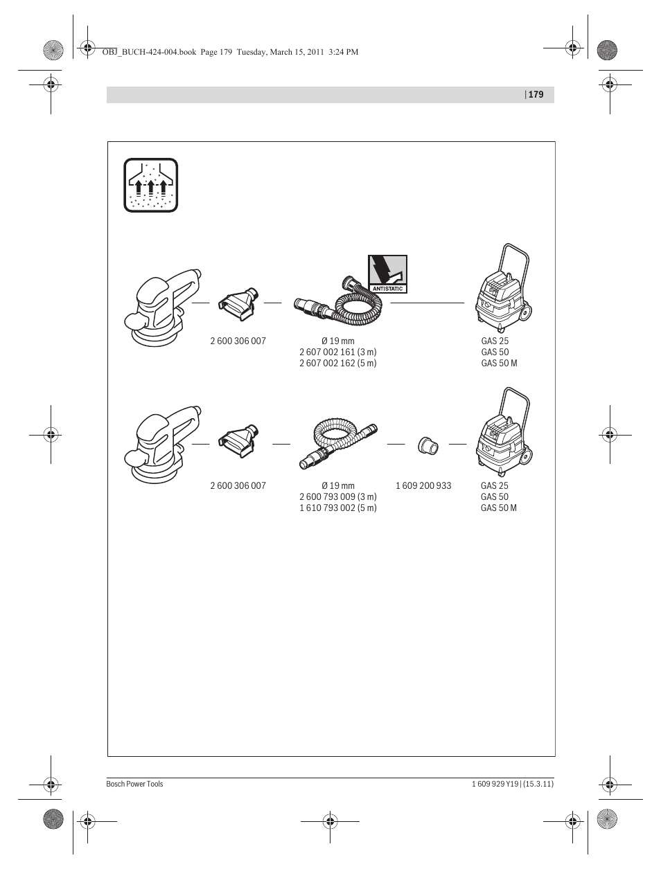 Bosch GEX 125 AC Professional User Manual | Page 179 / 179