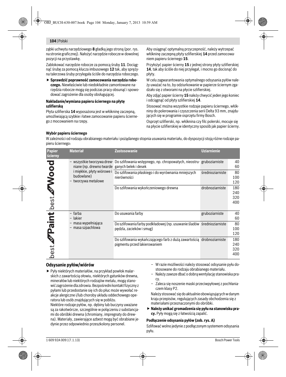 Bosch GOP 10,8 V-LI Professional User Manual | Page 104 / 215