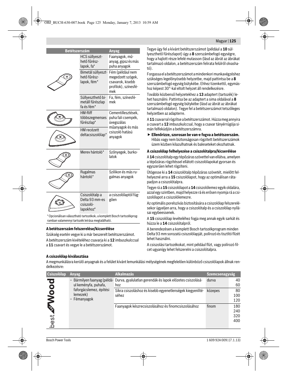 Bosch GOP 10,8 V-LI Professional User Manual | Page 125 / 215