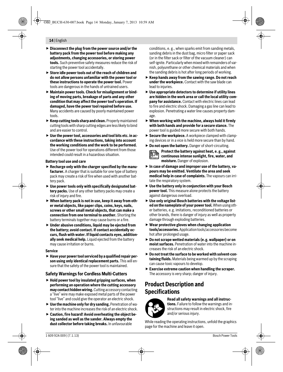 Product description and specifications | Bosch GOP 10,8 V-LI Professional User Manual | Page 14 / 215