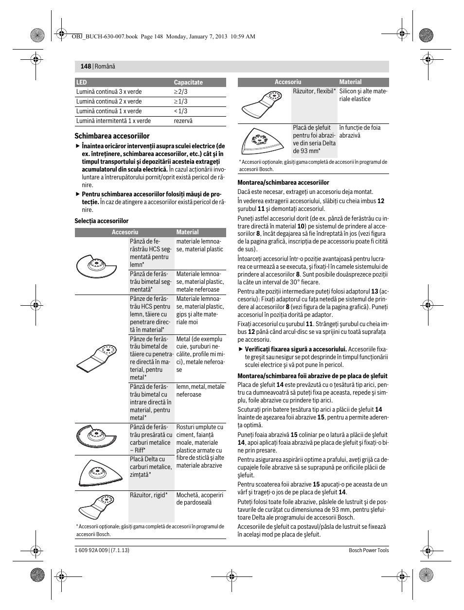 Bosch GOP 10,8 V-LI Professional User Manual | Page 148 / 215