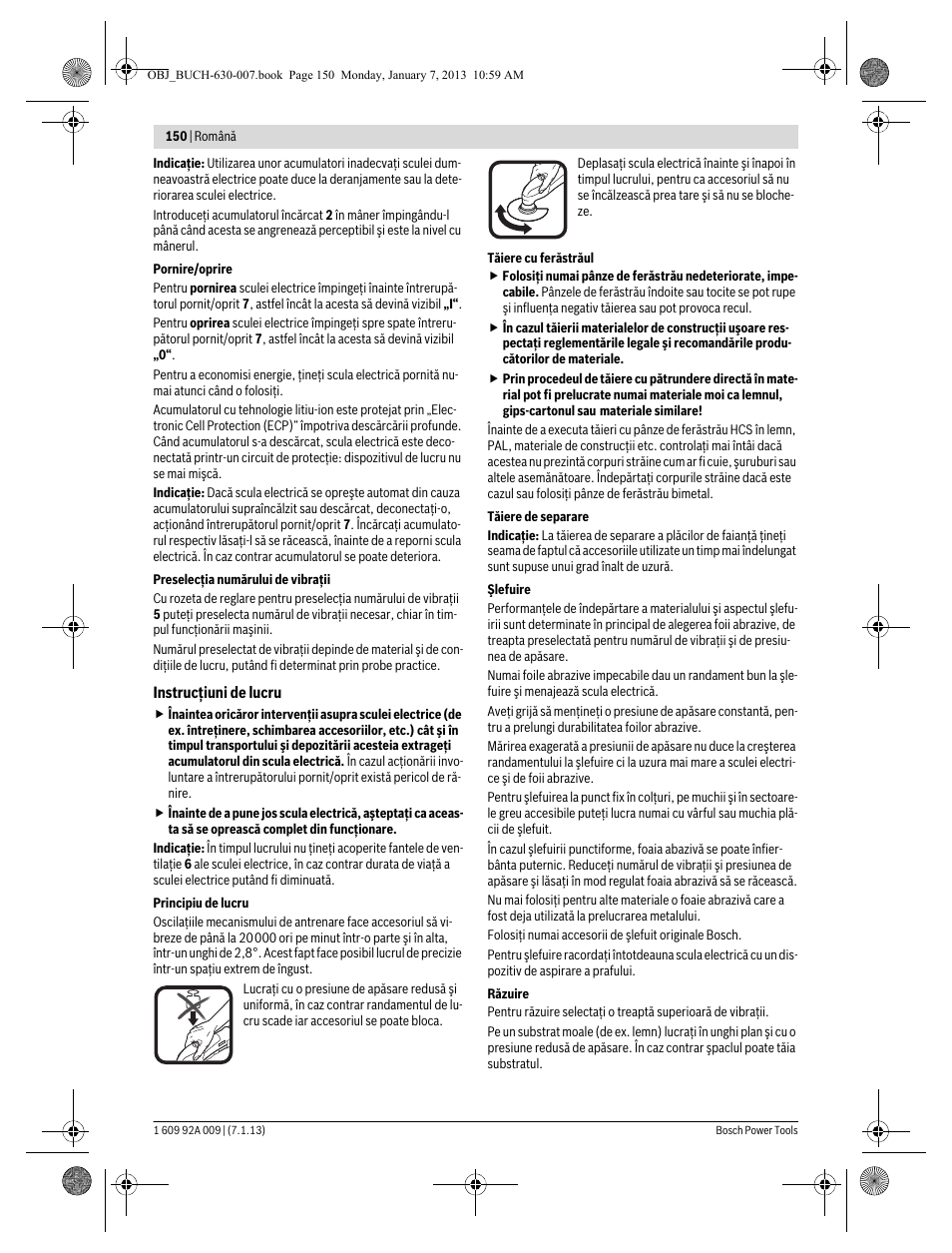 Bosch GOP 10,8 V-LI Professional User Manual | Page 150 / 215