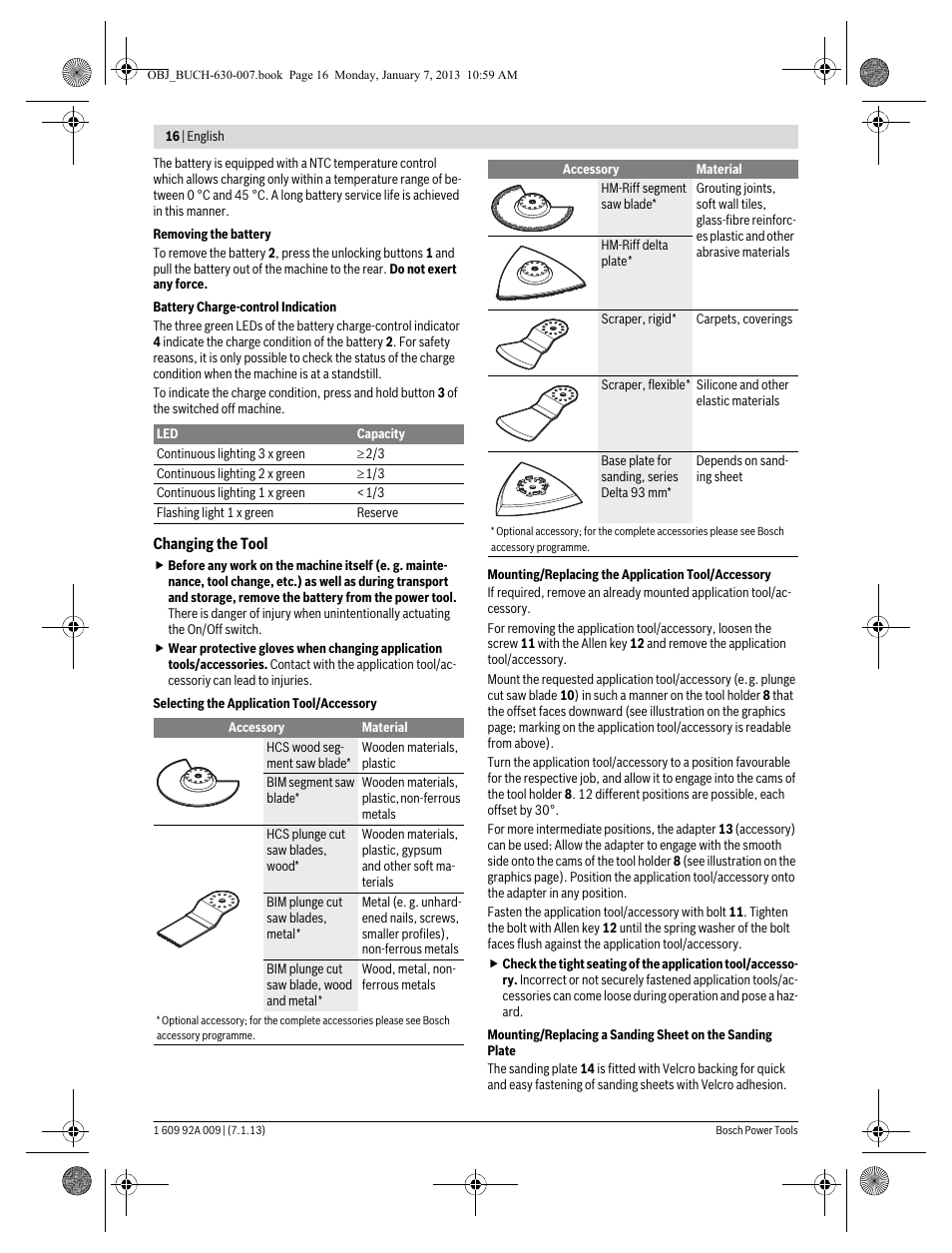 Bosch GOP 10,8 V-LI Professional User Manual | Page 16 / 215