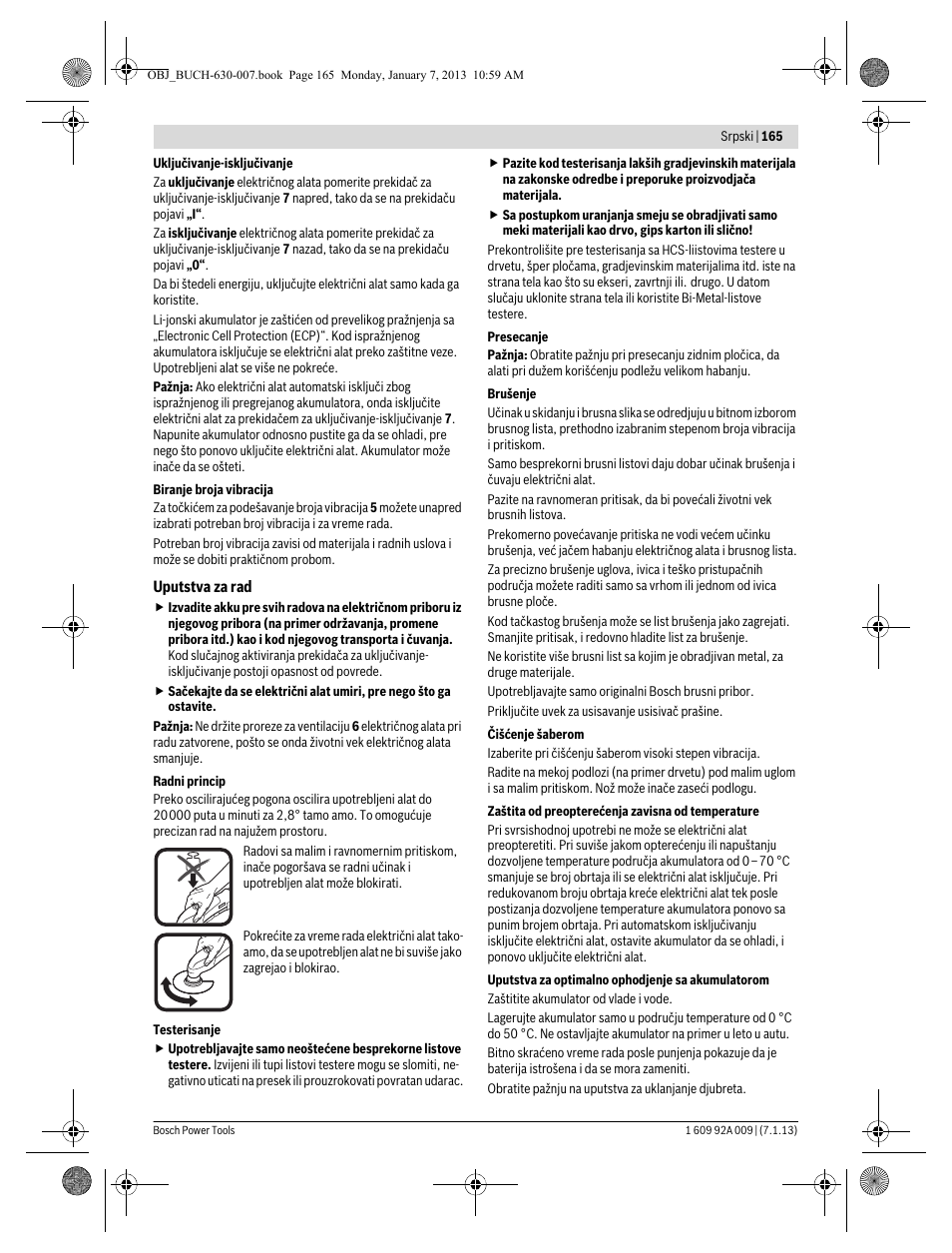 Bosch GOP 10,8 V-LI Professional User Manual | Page 165 / 215