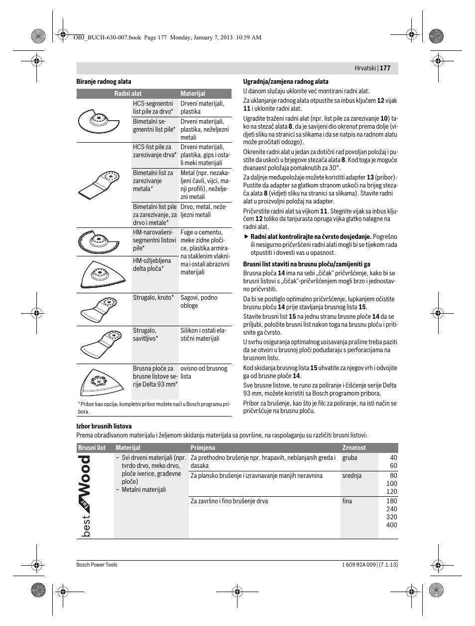 Bosch GOP 10,8 V-LI Professional User Manual | Page 177 / 215