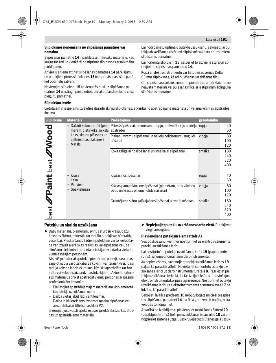 Bosch GOP 10,8 V-LI Professional User Manual | Page 191 / 215