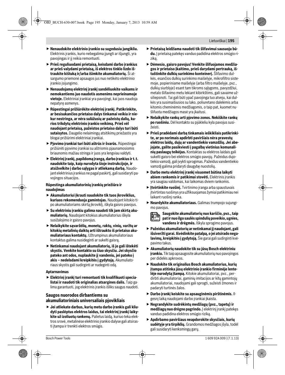 Bosch GOP 10,8 V-LI Professional User Manual | Page 195 / 215