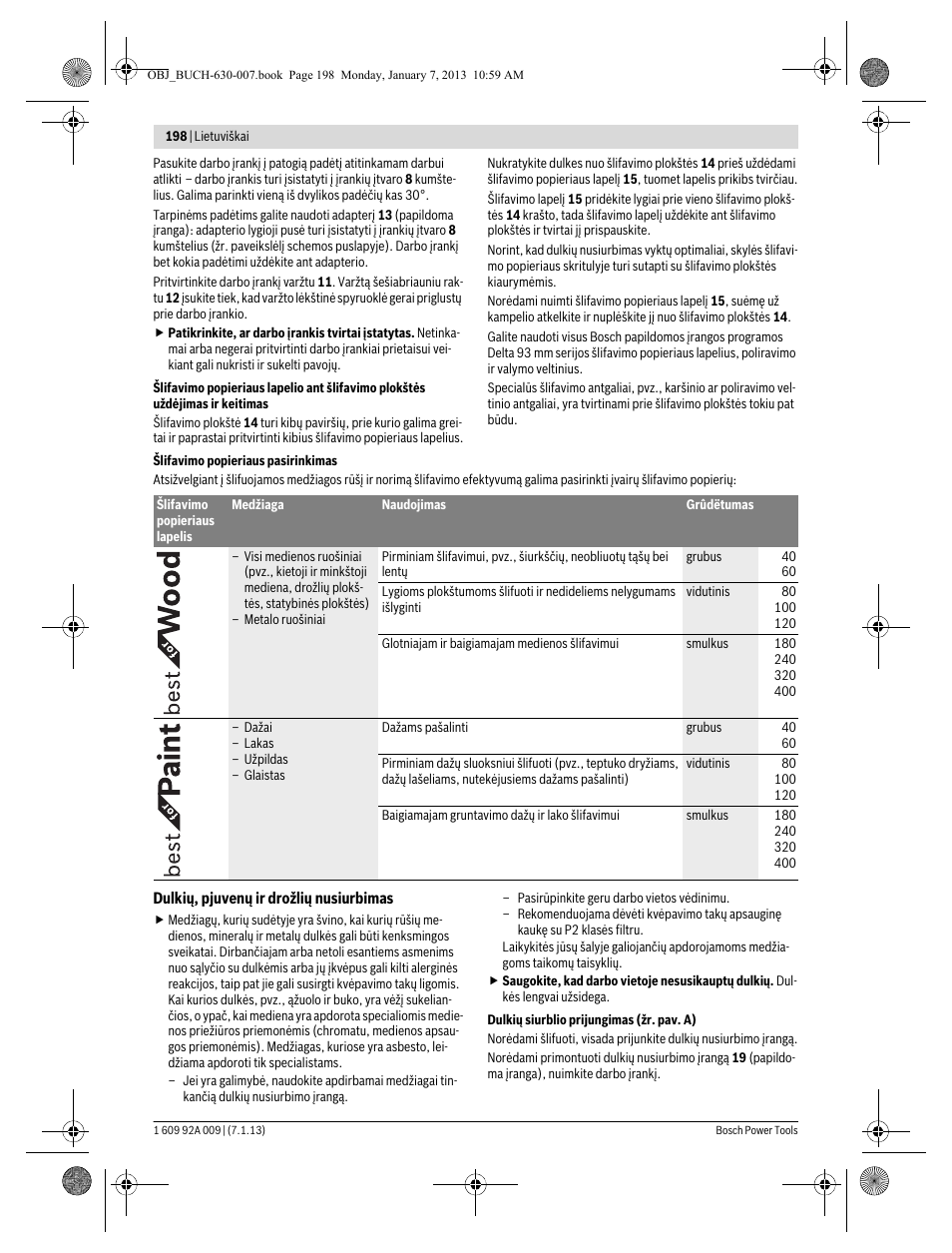 Bosch GOP 10,8 V-LI Professional User Manual | Page 198 / 215