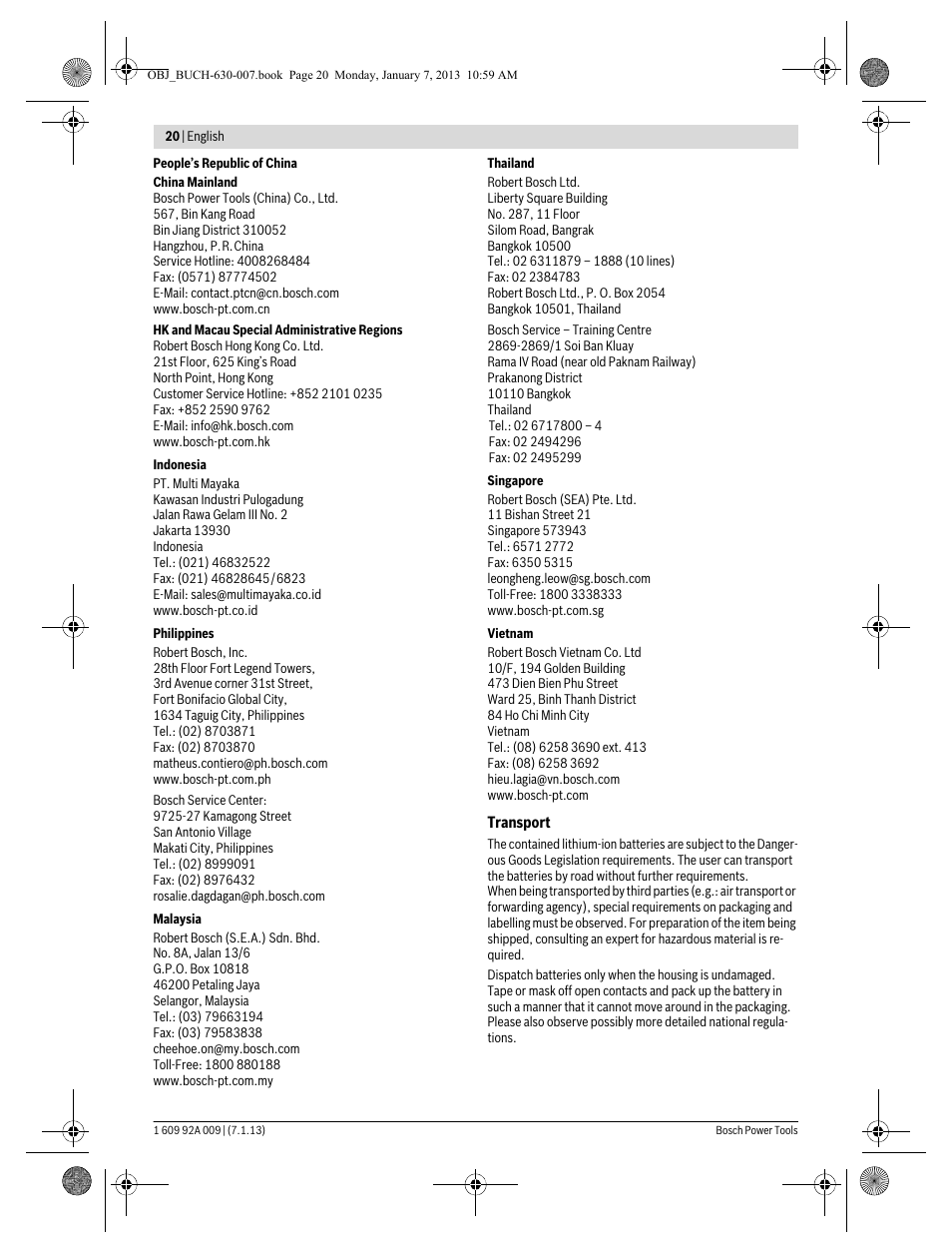 Bosch GOP 10,8 V-LI Professional User Manual | Page 20 / 215