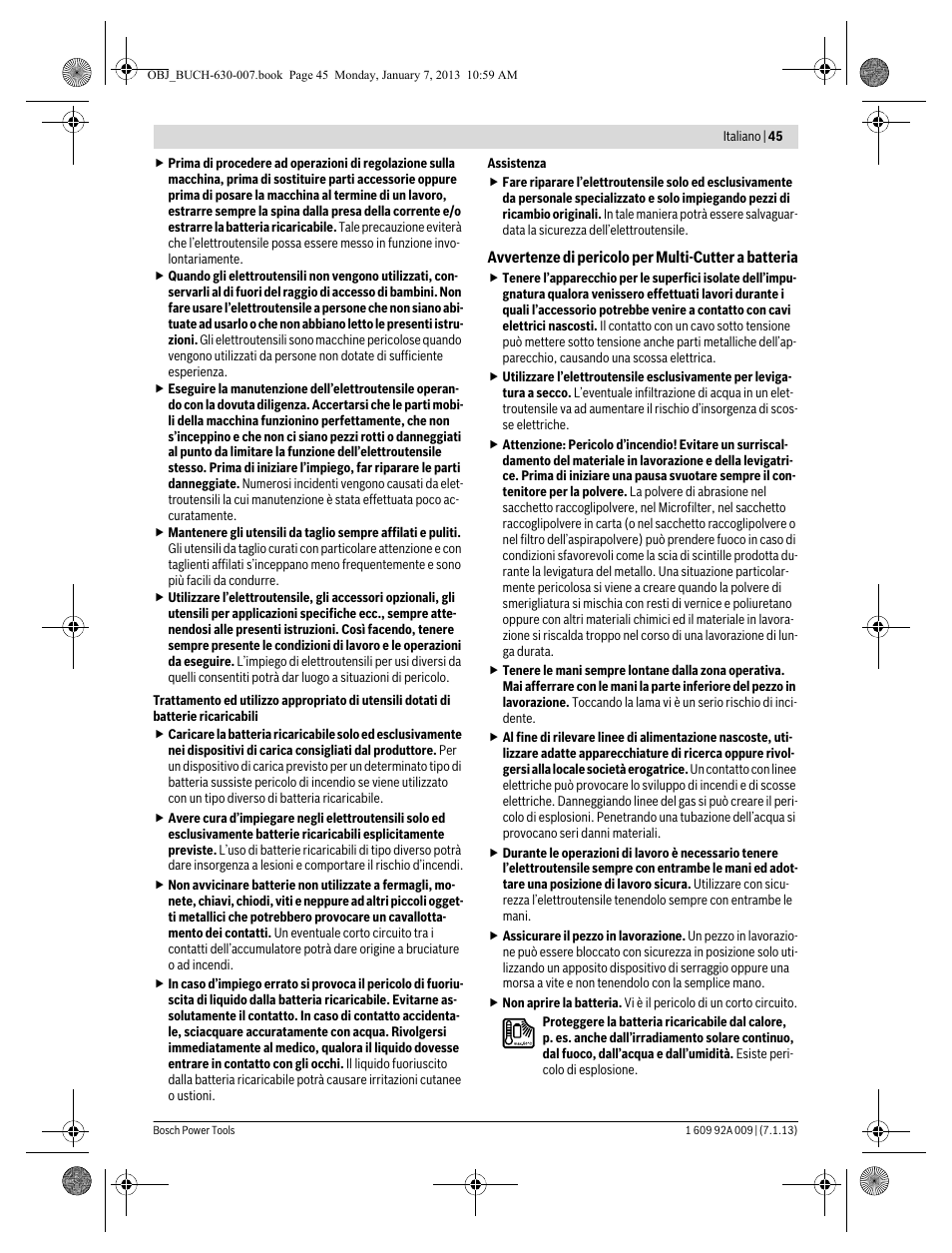 Bosch GOP 10,8 V-LI Professional User Manual | Page 45 / 215