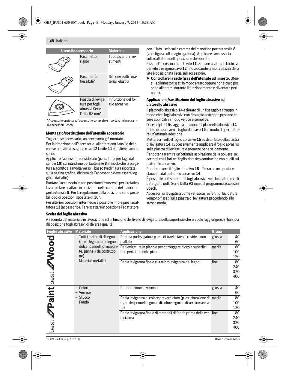 Bosch GOP 10,8 V-LI Professional User Manual | Page 48 / 215