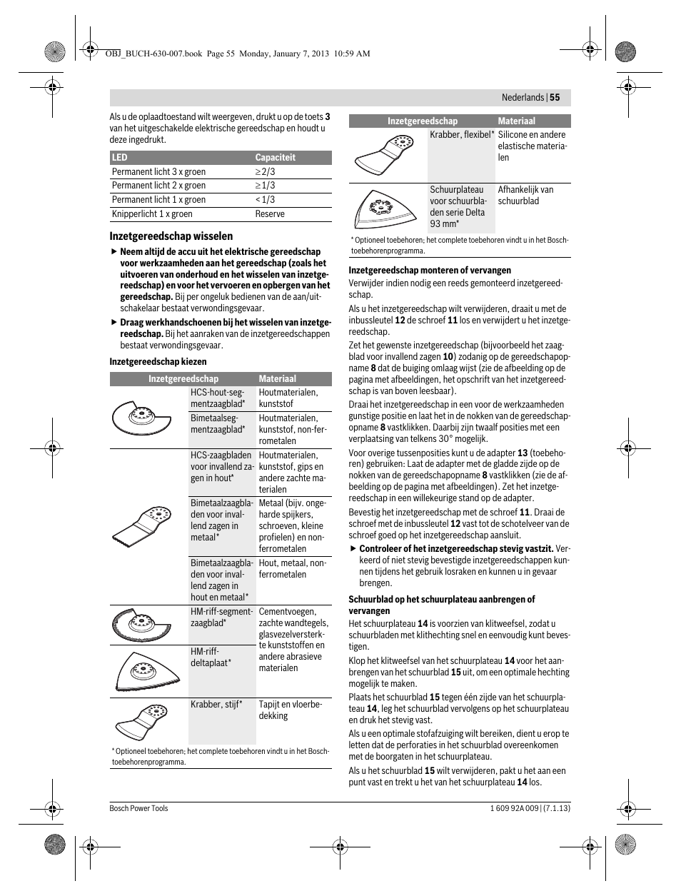 Bosch GOP 10,8 V-LI Professional User Manual | Page 55 / 215