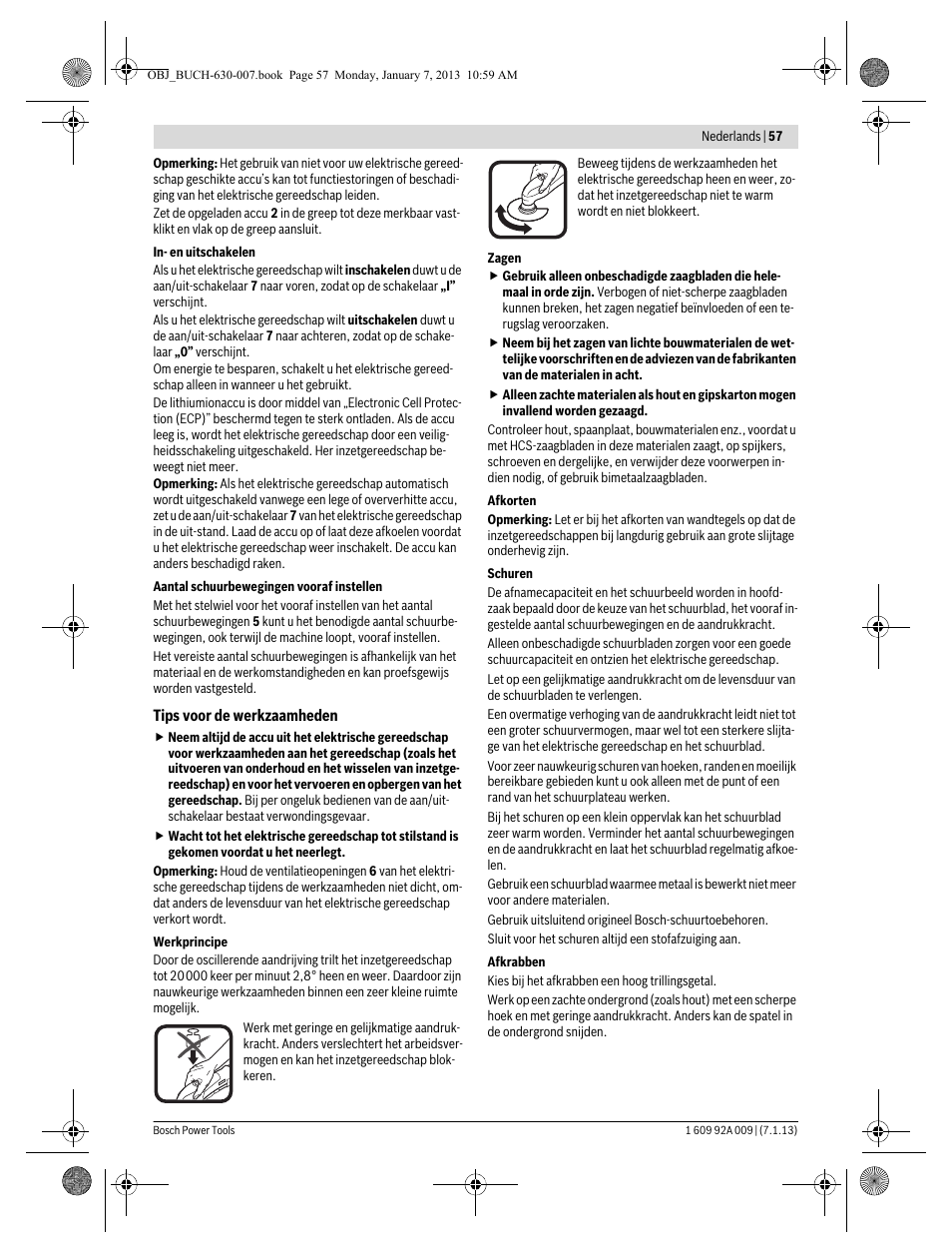 Bosch GOP 10,8 V-LI Professional User Manual | Page 57 / 215