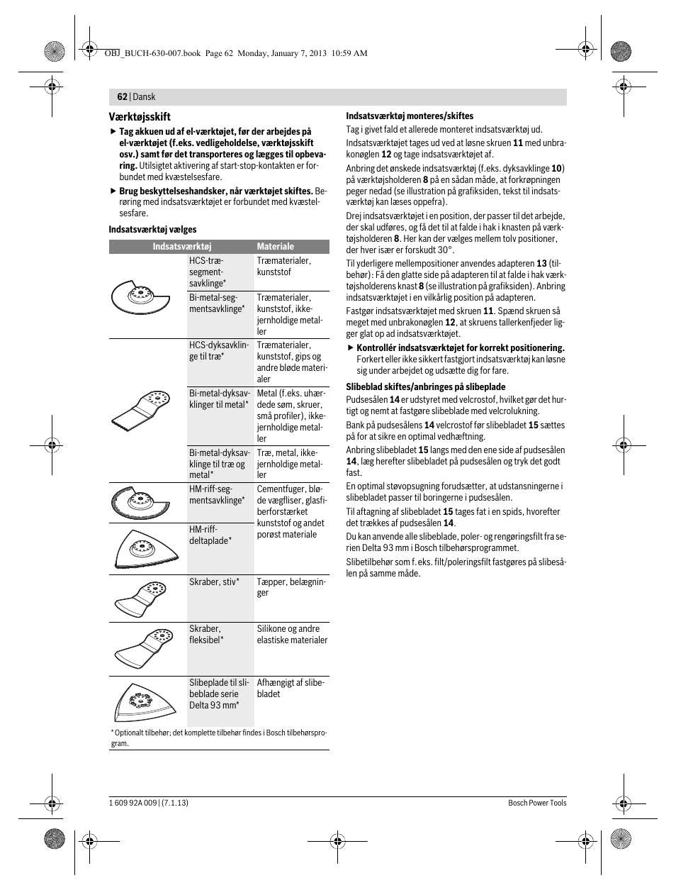 Bosch GOP 10,8 V-LI Professional User Manual | Page 62 / 215
