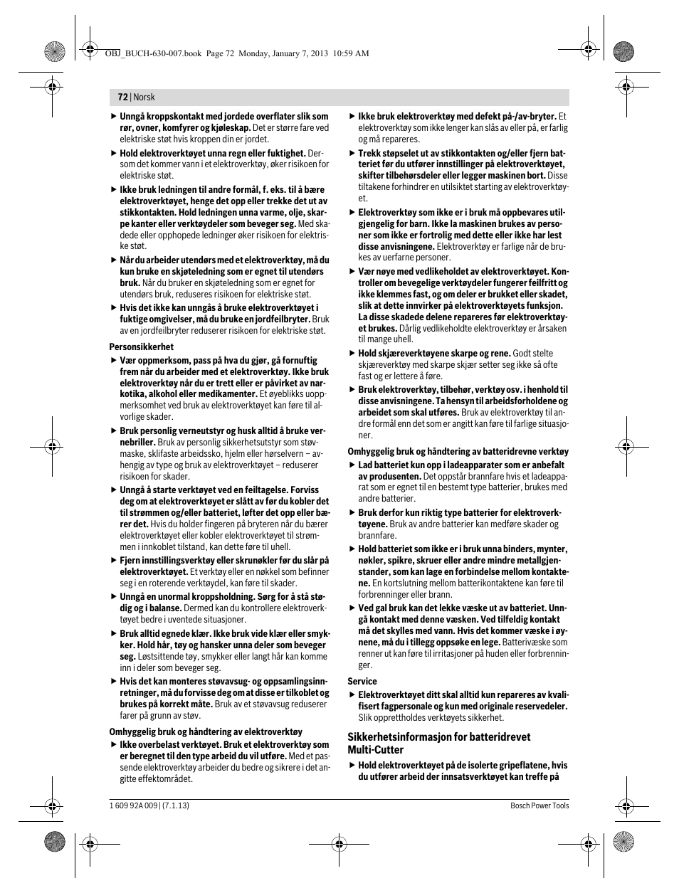 Bosch GOP 10,8 V-LI Professional User Manual | Page 72 / 215