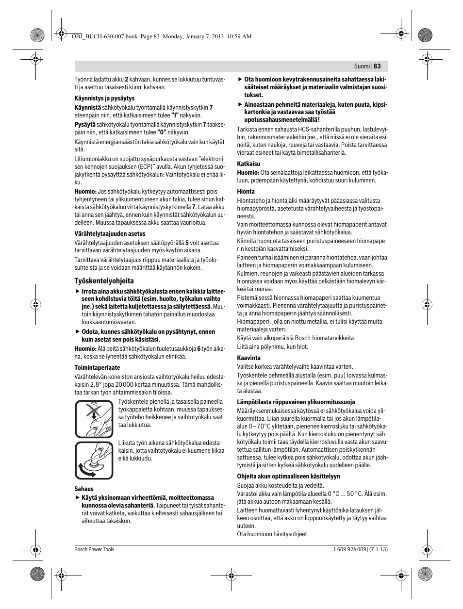 Bosch GOP 10,8 V-LI Professional User Manual | Page 83 / 215