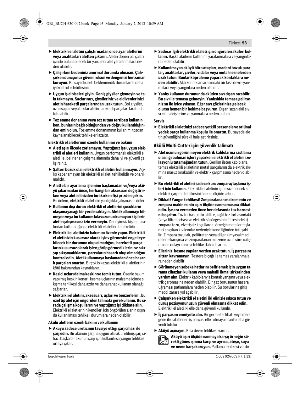 Bosch GOP 10,8 V-LI Professional User Manual | Page 93 / 215