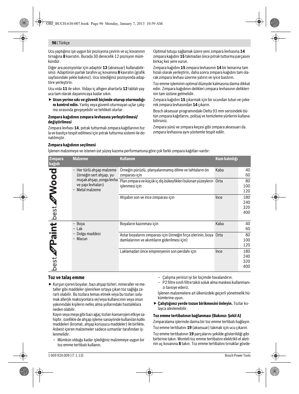 Bosch GOP 10,8 V-LI Professional User Manual | Page 96 / 215