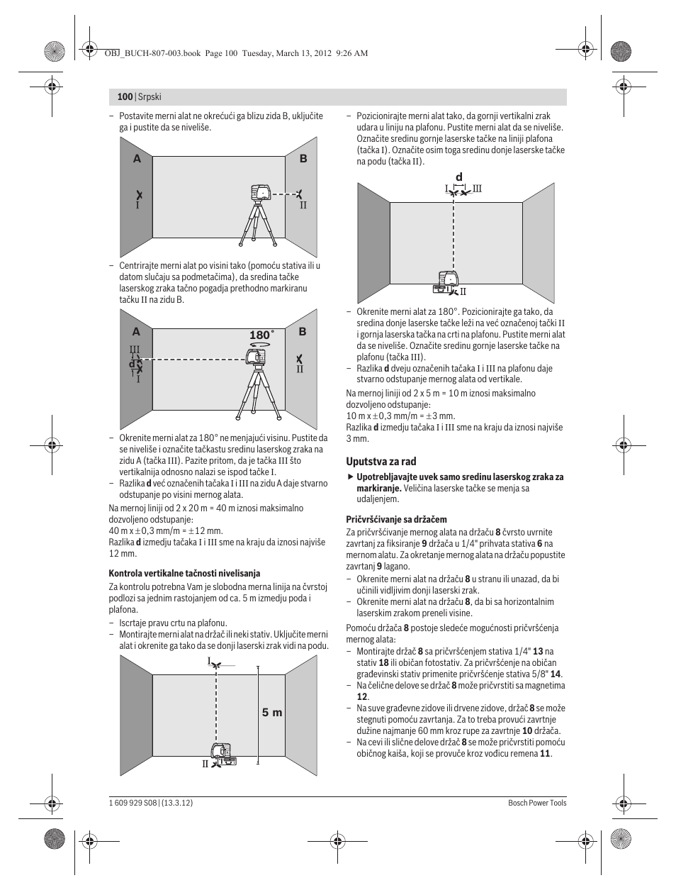 Bosch GPL 3 Professional User Manual | Page 100 / 158