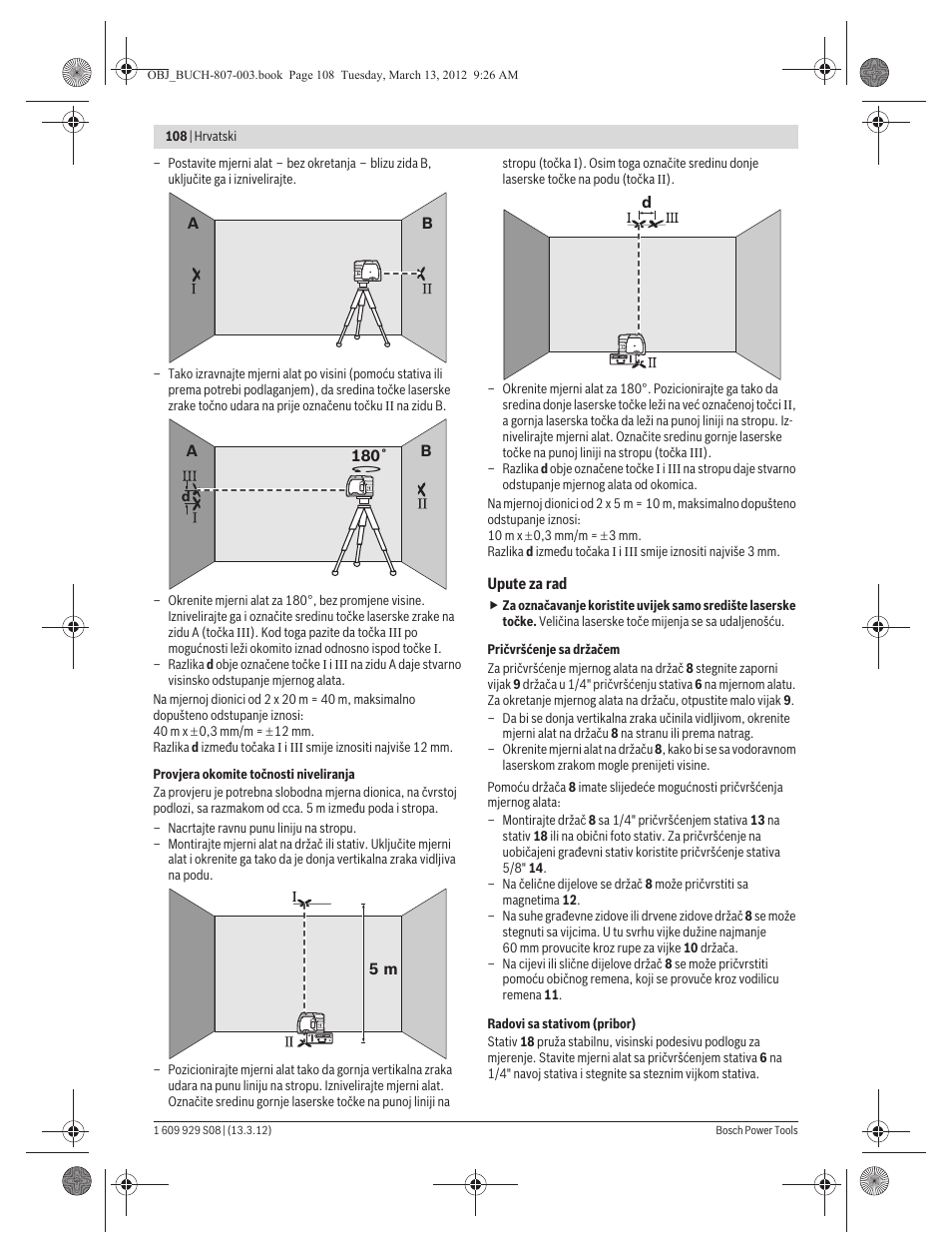 Bosch GPL 3 Professional User Manual | Page 108 / 158