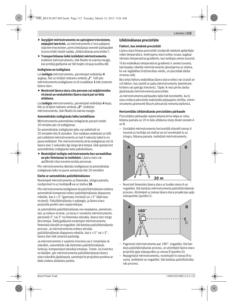 Bosch GPL 3 Professional User Manual | Page 115 / 158