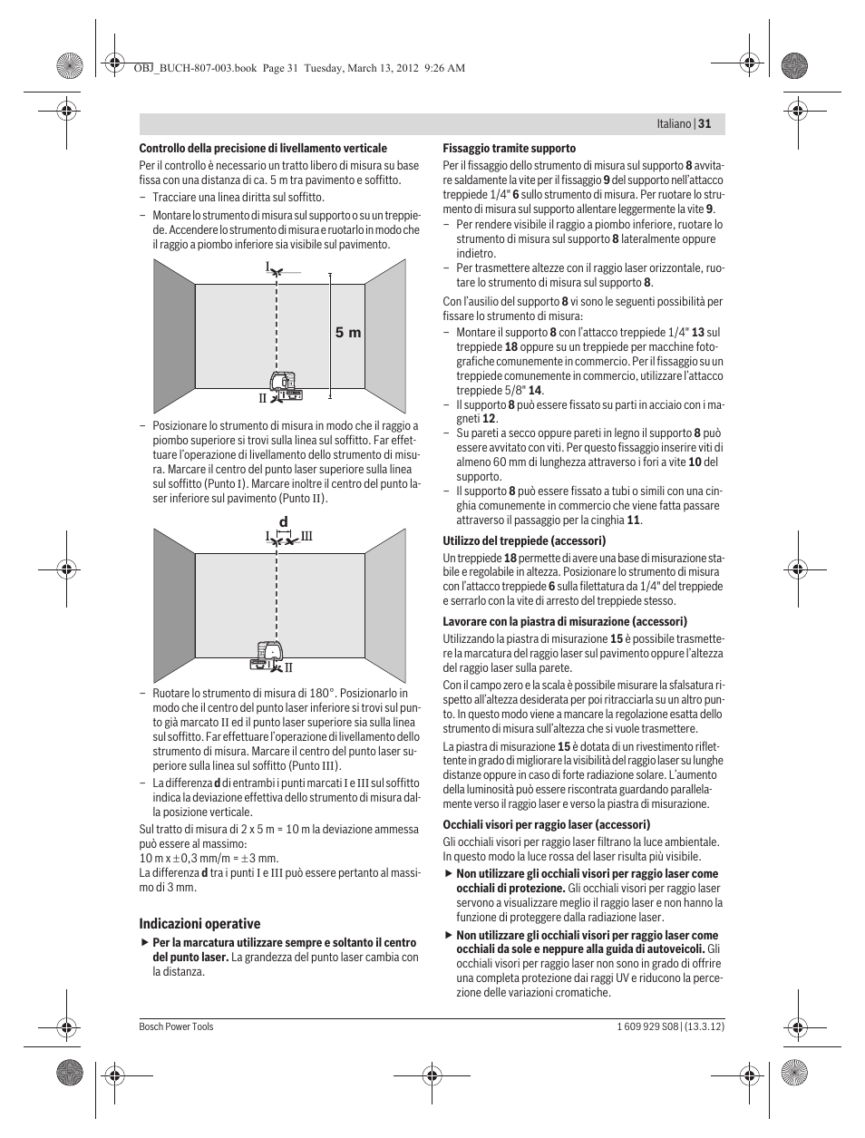 Bosch GPL 3 Professional User Manual | Page 31 / 158