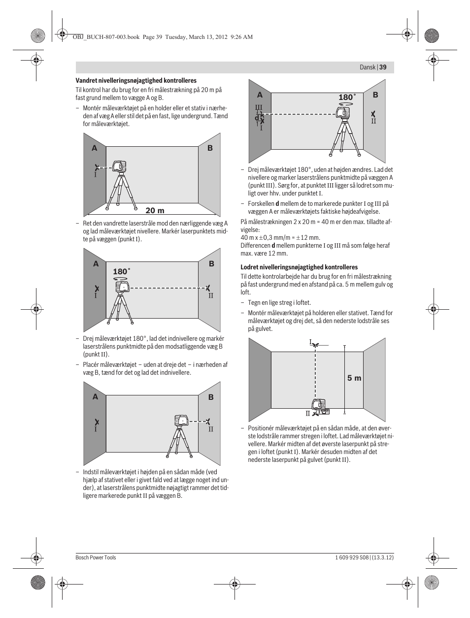 Bosch GPL 3 Professional User Manual | Page 39 / 158