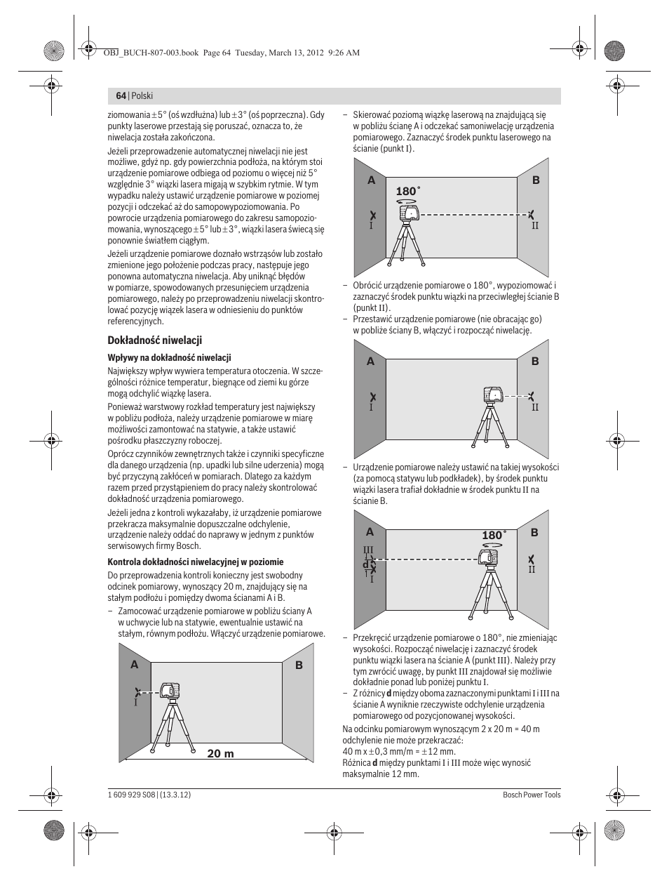 Bosch GPL 3 Professional User Manual | Page 64 / 158