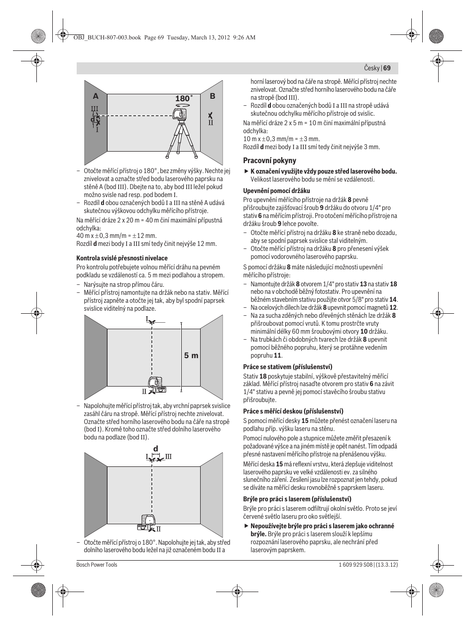 Bosch GPL 3 Professional User Manual | Page 69 / 158