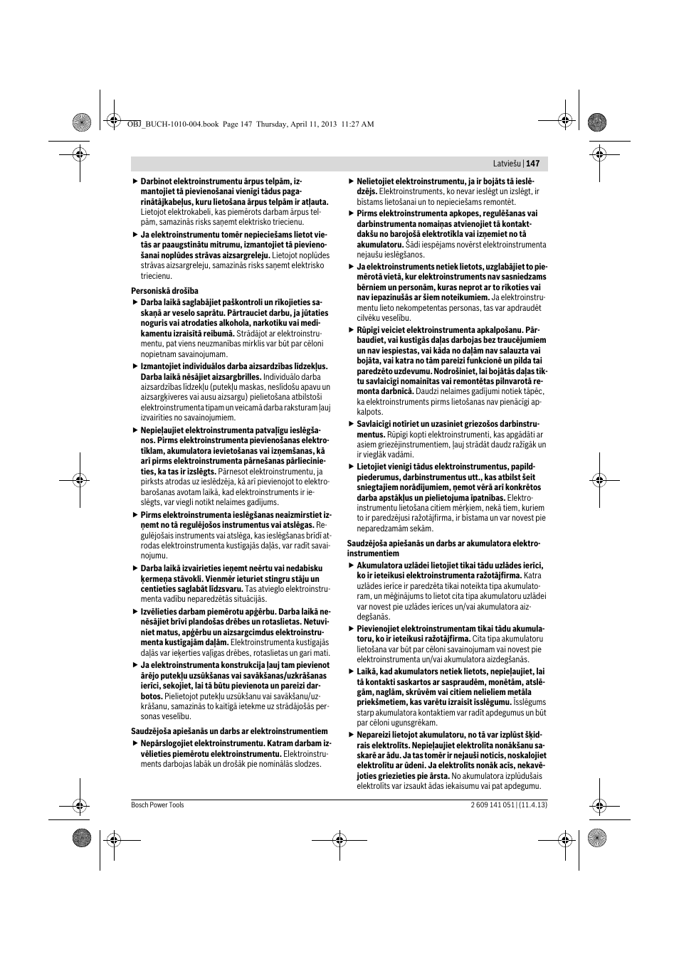 Bosch GSR 10,8-LI Professional User Manual | Page 147 / 167