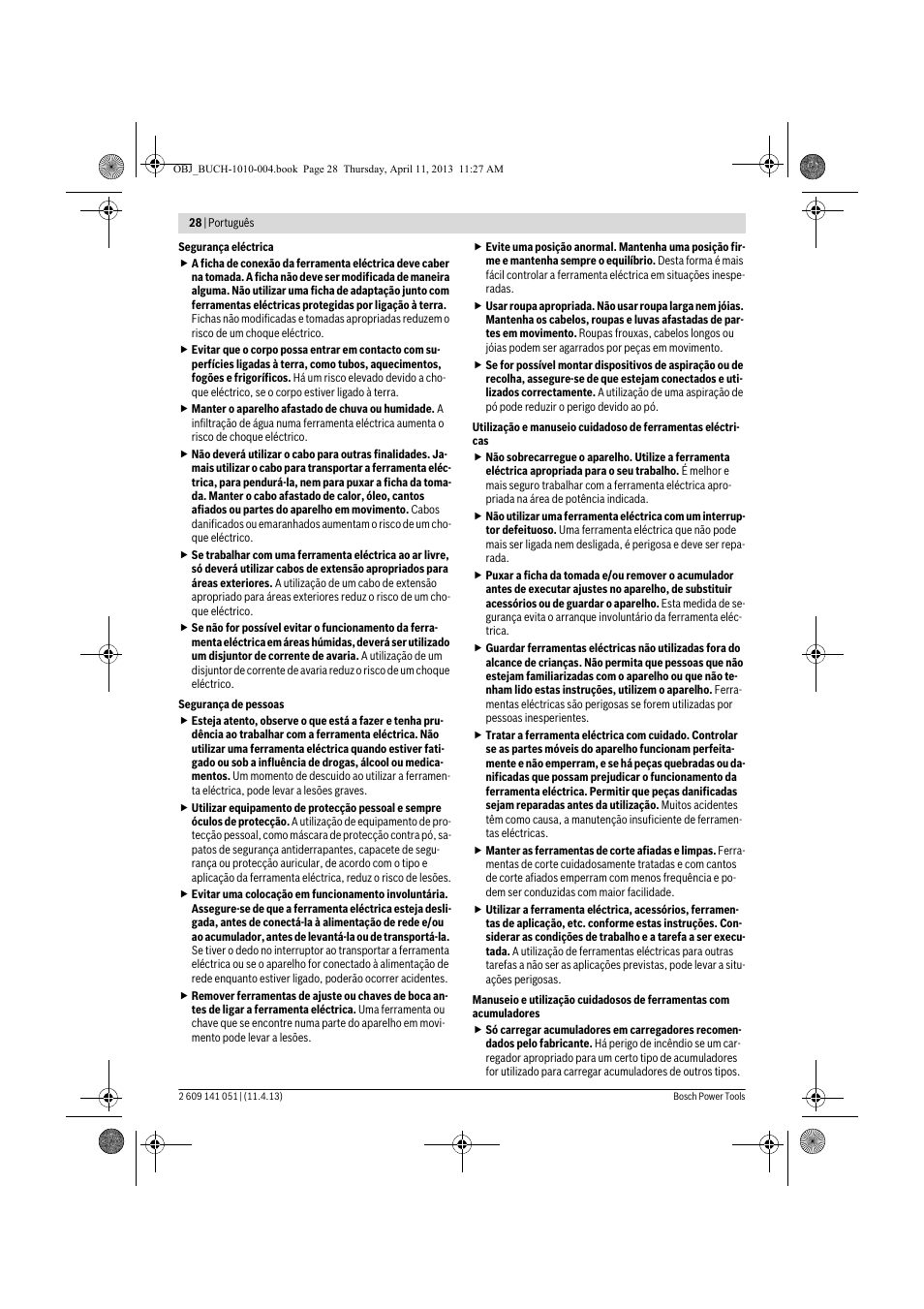 Bosch GSR 10,8-LI Professional User Manual | Page 28 / 167