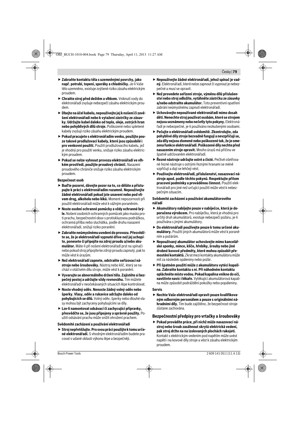 Bosch GSR 10,8-LI Professional User Manual | Page 79 / 167