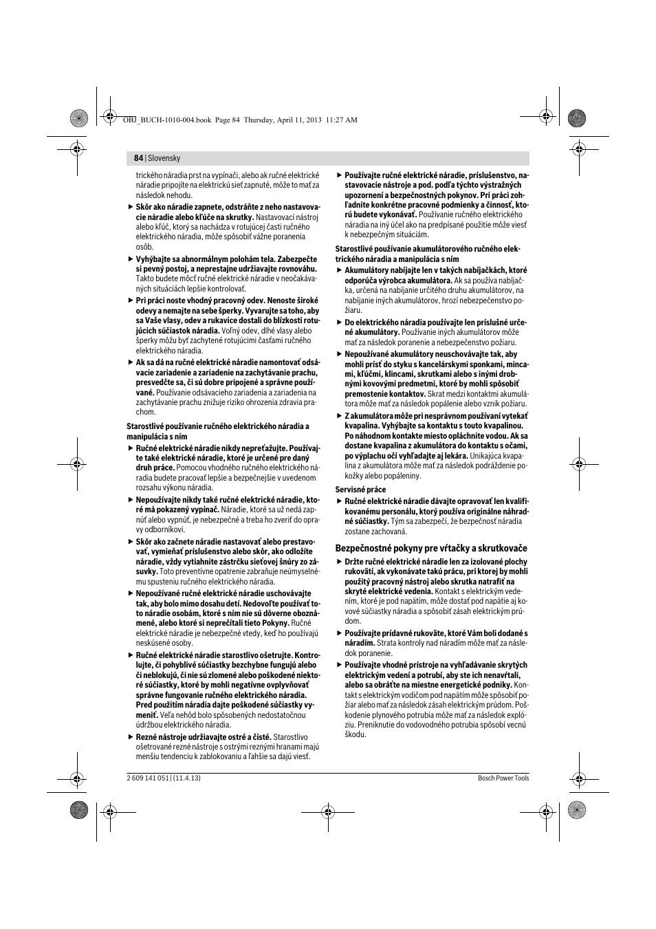 Bosch GSR 10,8-LI Professional User Manual | Page 84 / 167