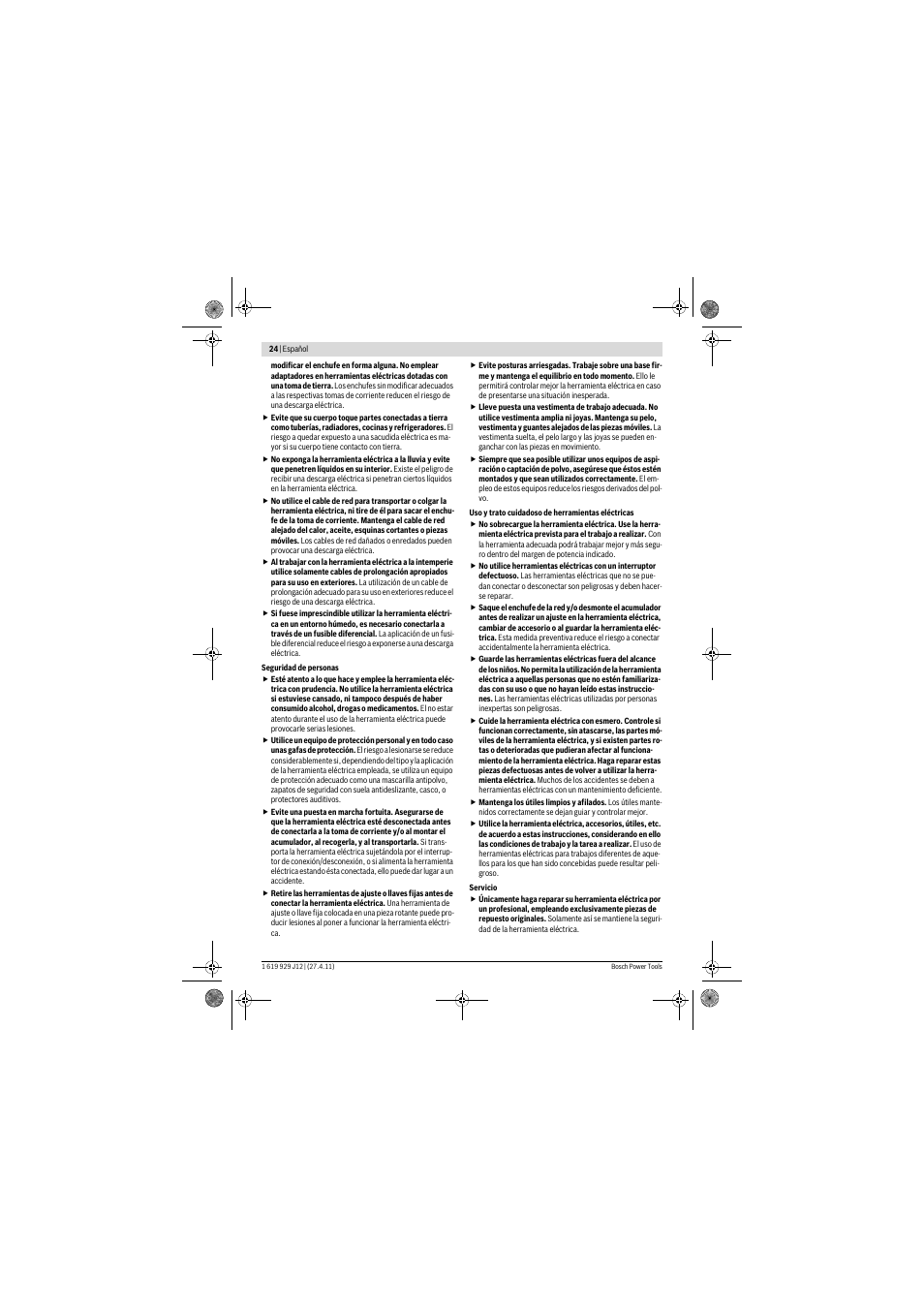 Bosch GSB 19-2 RE Professional User Manual | Page 24 / 172