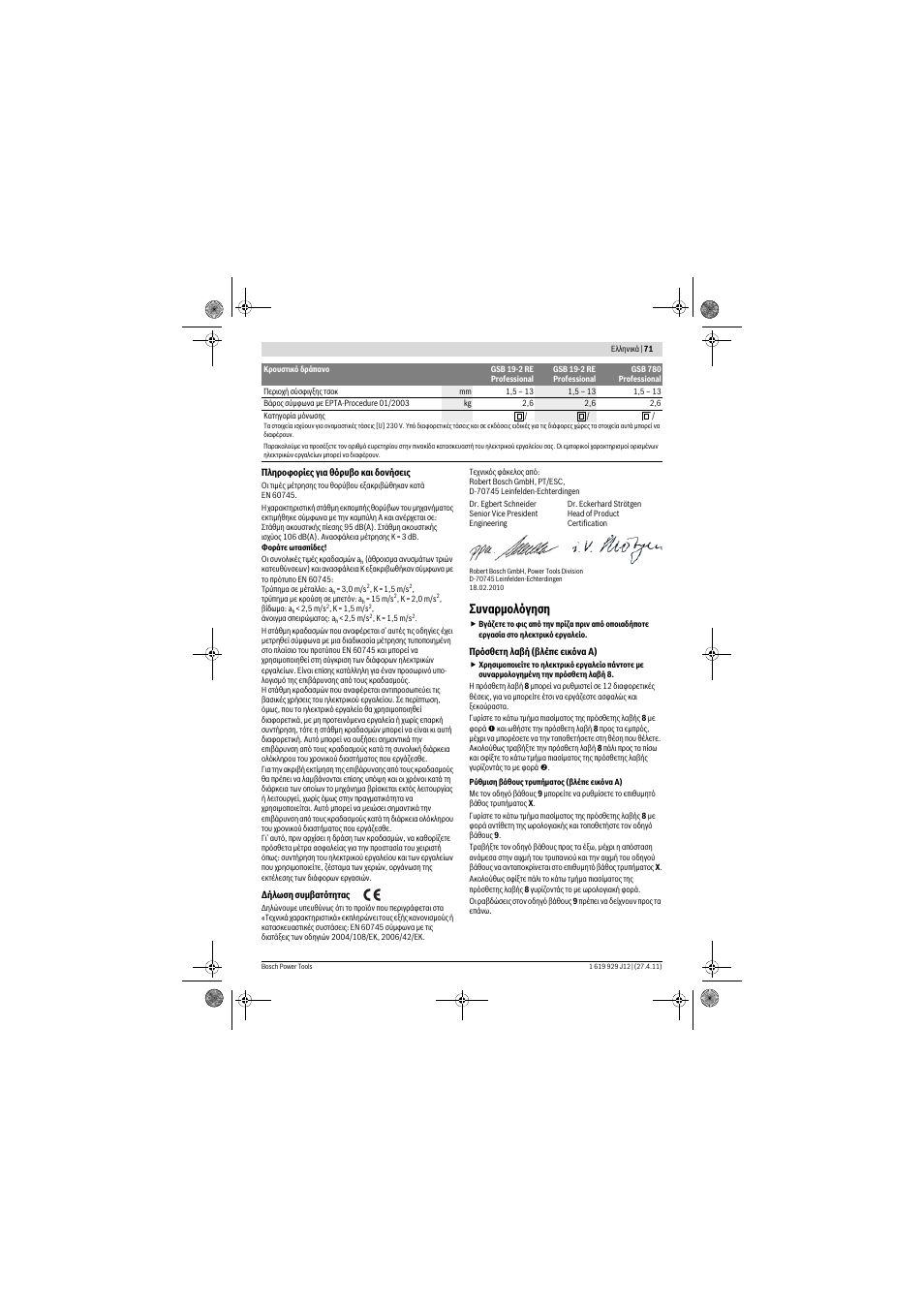 Ухнбсмпльгзуз | Bosch GSB 19-2 RE Professional User Manual | Page 71 / 172
